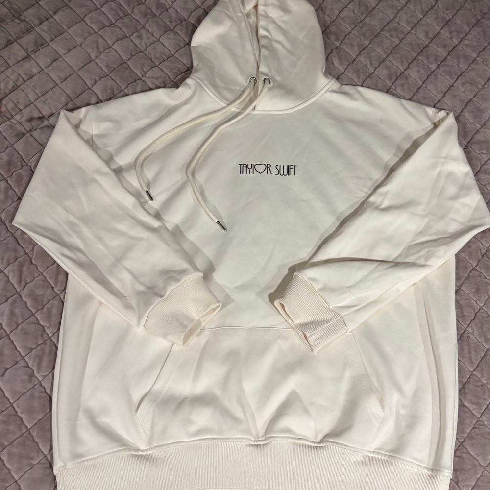 Taylor Swift Eras Tour Cream Hoodie for Women